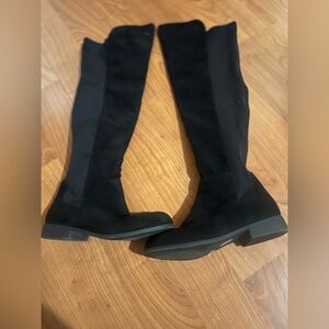Black Over-the-Knee Women's Boots